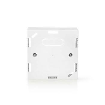 Nedis Opbouwdoos | Wandmontage | 86 x 86 mm | Wit