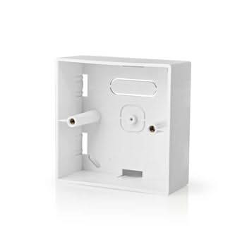 Nedis Opbouwdoos | Wandmontage | 86 x 86 mm | Wit