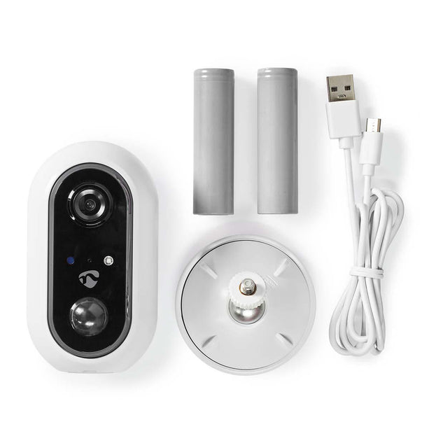 Nedis SmartLife Camera voor Buiten Wi-Fi Full HD IP65 Cloud / MicroSD