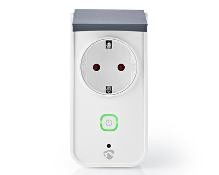 Nedis Wi-Fi Smart Stekker voor Buiten | Spatwaterbestendig | IP44 | Verbruiksmonitor | Schuko Type F | 16 A