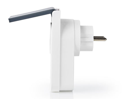 Nedis Wi-Fi Smart Stekker voor Buiten | Spatwaterbestendig | IP44 | Verbruiksmonitor | Schuko Type F | 16 A