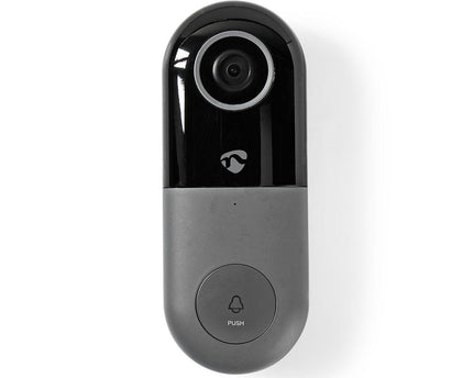 Nedis Wi-Fi Smart Videodeurbel Bediening via App microSD-Sleuf Full HD 1080p