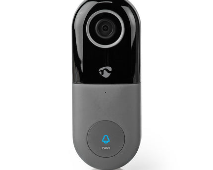 Nedis Wi-Fi Smart Videodeurbel Bediening via App microSD-Sleuf Full HD 1080p