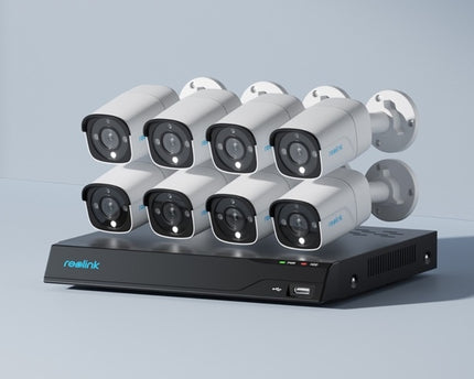 Reolink NVS16-12MB8, 12MP PoE Cameraset met 24/7 opnemen