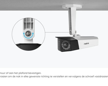 Reolink P730, 4K Dual-lens camera met 180° kijkhoek met PoE