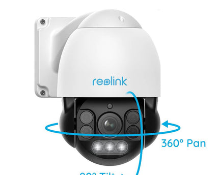 Reolink RLC-823A, slimme 4K UHD PTZ PoE camera met 5x optische zoom, autotracking DEMO